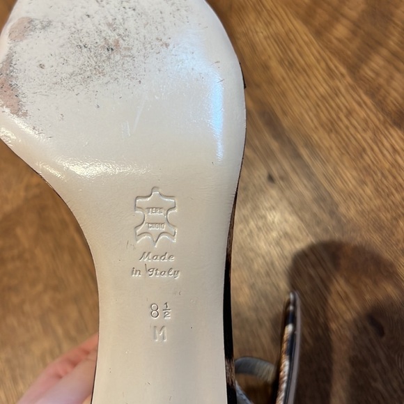 Will’s Fancy Women’s Heels Tan and Black Size 8 1/2 - Picture 7 of 7